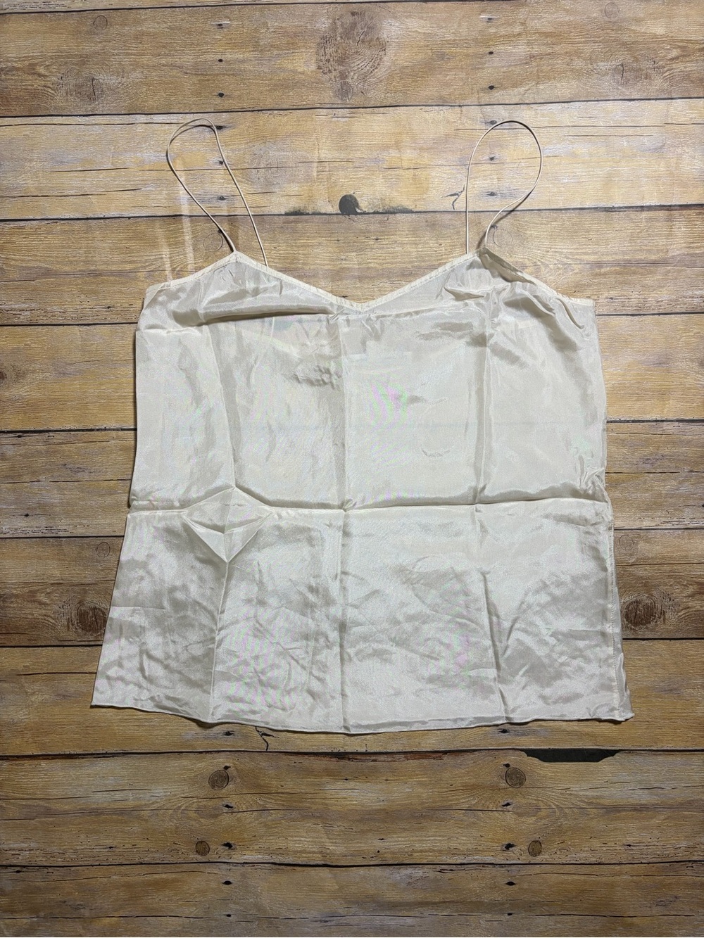 Vintage Marc Jacob’s Y2K Unlined Camisole Top-Cream Beige Size 4